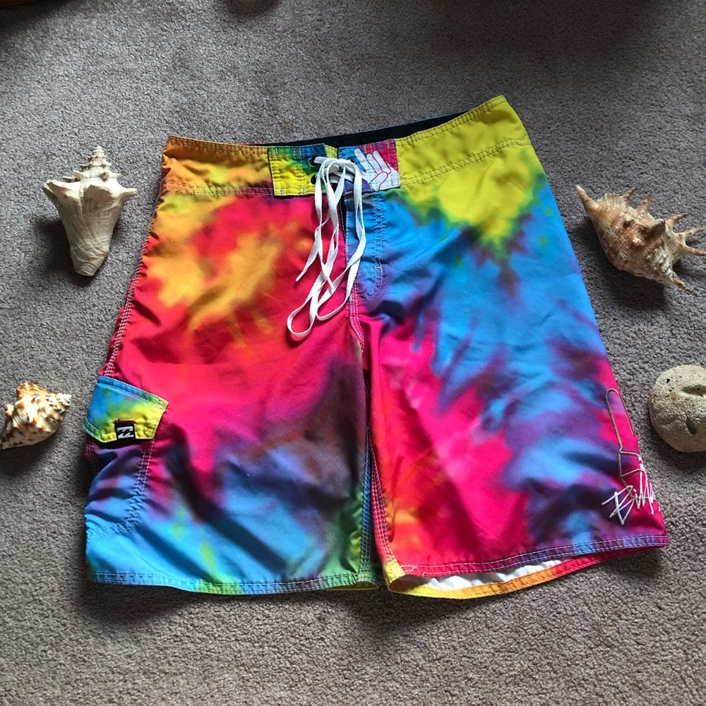 -host pick!- Billabong Tie Dye Swim Trunks